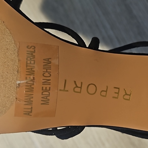 🖤NWT~Report Strappy Zip Back Heels Size 6.5 - Picture 3 of 11